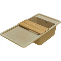 Мойка для кухни Беллис 97 970x510x250 мм, прямоуг., песочный арт-1A725132BS220 — фото 7, Кухонные мойки