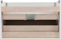 Тумба с раковиной Aquanet Ирис new 90 подвесная 2 ящ. цв. белый глянец 00342092 — фото 10, Тумбы с раковиной