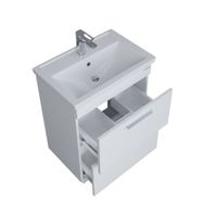 Тумба напольная "НЕО-60 см" с 2-я ящ. белая (ум.Фостер-60) арт-106028 — фото 4, Тумбы под раковину