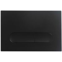Кнопка смыва Veconi FLUSH V3, FLV3-B, 240х162х9, пластик, черный матовый — фото 1, Кнопки смыва