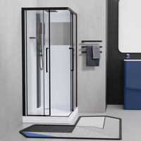 Товар: Кабина душевая ESBANO ESM-100CKR Размер:100 х 100 х 215 ESKM100CKR - фото 1 Кабина душевая ESBANO ESM-100CKR Размер:100 х 100 х 215 ESKM100CKR — фото 1, Душевые кабины