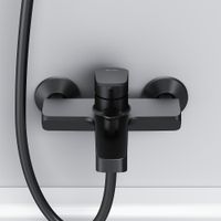 F8F10022 Func, смеситель д/ванны/душа, черный — фото 5, Смеситель для ванны