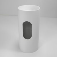 Раковина отдельностоящая ABBER Stein AS2516-H белая матовая — фото 3, Раковины напольные