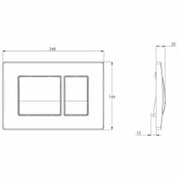 Сет AZARIO инсталляция с панелью смыва + унитаз Geno с сиденьем микролифт+клавиша-0031 арт-AZ-8010-1000+AZ-8200-0031+AZ-2196D — фото 2, Комплекты унитаз + инсталляция