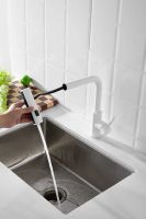 Смеситель для кухни с мультифункциональным изливом BELZ , белый арт-B74811-8 — фото 8, Смесители для кухни