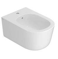 Биде GLOBO LALITA подвесное с одним отверстием цвет белый LTS09BI — фото 1, Биде подвесные