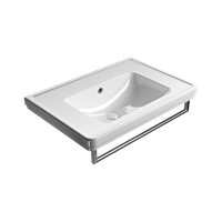 Товар: раковина подвесная CLASSIC 75x50 белый арт-8787111 - фото 3 раковина подвесная CLASSIC 75x50 белый арт-8787111 — фото 3, Раковины подвесные