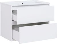 Тумба под раковину Aquanet Милан 85 белый глянец арт-00339967 — фото 6, Тумбы под раковину