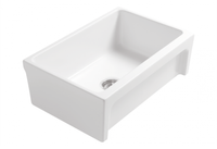 Кухонная мойка SIMAS LAVABI накладная без отверстий цвет белый Q500 — фото 1, Кухонные мойки