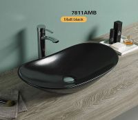 Умывальник CeramaLux арт-7811AMB — фото 3, Раковины накладные