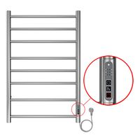 Полотенцесушитель электрический AZARIO PARMA 500/800 8 секций, диммер справа, хром арт-AZ10858 — фото 3, Электрические полотенцесушители