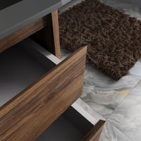 База под раковину Gio 600 подвесная, 2 выкатных ящика soft-close, C.Oak арт-VMC-2G600CO — фото 11, Тумбы под раковину