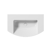 раковина подвесная/встраиваемая NORM 80x50 белый арт-8644111 — фото 1, Раковины подвесные