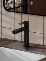 Agger Sweet смеситель для раковины однорычажный, черный матовый арт-A2702144 — фото 2, Смесители для раковины