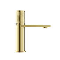 Смеситель для раковины SANCOS Nexus, брашированное золото, PVD покрытие, арт. арт-SC9011BG — фото 2, Смесители для раковины