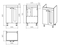 Тумба под раковину арт-Э-Ура-01050-021Н — фото 2, Тумбы под раковину