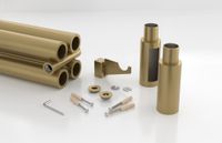 Отопительный радиатор Сунержа Эталон-00 1800х128 2 секции Золотой шёлк арт-32-0334-1802 — фото 2, Радиаторы отопления