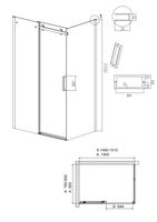 Товар: Душевое ограждение Grossman Classic 100.K33.04.150.10.00-200.K33.04.80.10.00 (150х80х195) раздвижная,хром,стекло прозрачное,2 места арт-120.K33.04.1580.10.00 - фото 9 Душевое ограждение Grossman Classic 100.K33.04.150.10.00-200.K33.04.80.10.00 (150х80х195) раздвижная,хром,стекло прозрачное,2 места арт-120.K33.04.1580.10.00 — фото 9, Прямоугольные душевые уголки