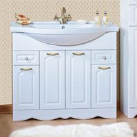 Товар: Комплект мебели для ванной Бриклаер АННА 100, белый - фото 6 Комплект мебели для ванной Бриклаер АННА 100, белый — фото 6, Комплекты мебели для ванной