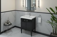 Раковина KIROVIT Леонардо 700 мебельная белый ( ) 4630055556205 арт-Вн КрУЛ70 — фото 2, Раковины встраиваемые сверху