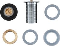 Донный клапан Aquanet черный матовый, без перелива арт-00330953 — фото 2, Донные клапаны