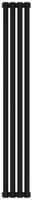 Отопительный радиатор Сунержа Эстет-00 1200х180 4 секции Матовый чёрный арт-31-0332-1204 — фото 4, Радиаторы отопления