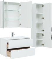 Тумба под раковину Aquanet Алвита 90 белый арт-00235340 — фото 11, Тумбы под раковину