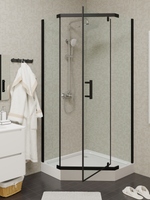 Ограждение VIVA90B N душевое Ceruttispa без поддона (90x90x195) — фото 381, Прямоугольные душевые уголки