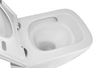 Унитаз подвесной Azario LEGENDA 490x345x325 безободковый, система смыва "Скрытое торнадо", в комплекте с быстросъемным сиденьем микролифт (AZ-2305AS) арт-AZ-2305-AS — фото 6, Подвесные унитазы