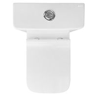 Унитаз-компакт Azario Quadro 605x340x810 напольный, смыв "Торнадо", безободковый с сидением микролифт и арматурой, белый арт-AZ-2175 UQ1 — фото 7, Напольные унитазы