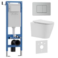 Товар: Комплект 3в1 IBERICA BLANCA инсталляция SILENCIO MINI, унитаз BURGOS ALTO белый, кнопка смыва INOX-C хром матовый арт-IB.001M.BRA.234.1132 - фото 1 Комплект 3в1 IBERICA BLANCA инсталляция SILENCIO MINI, унитаз BURGOS ALTO белый, кнопка смыва INOX-C хром матовый арт-IB.001M.BRA.234.1132 — фото 1, Комплекты унитаз + инсталляция