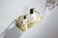 полка для душа, шлиф. золото арт-AQ4936BG — фото 4, Полки для ванной и душа