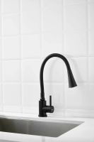 Смеситель для кухни с гибким изливом и режимом душ BELZ , черный арт-B74810-7 — фото 3, Смесители для кухни