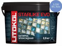 Затирка эпоксидная Litokol STARLIKE EVO S.330 BLU AVIO 485340003 — фото 1, Затирка для плитки