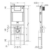 Комплект Artceram A16: унитаз ASV003 01 00 подвесной безободковый + сиденье + инсталляция арт-700.101.03 — фото 3, Комплекты унитаз + инсталляция