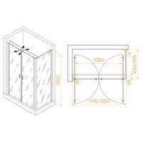 Товар: Душевой уголок RGW PA-144B (PA-104B+Z-050-2B+O-104B) 1200x700 060814427-014 - фото 1 Душевой уголок RGW PA-144B (PA-104B+Z-050-2B+O-104B) 1200x700 060814427-014 — фото 1, Душевые уголки