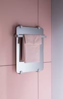 Полотенцесушитель электрический Allen Brau Infinity 60x44 с рейлингом и креплением, серебро браш 00288916 — фото 8, Электрические полотенцесушители