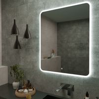 Товар: Зеркало с LED-подсветкой MARONI (80*100) /AQUA DE MARCO Mar80/100 - фото 2 Зеркало с LED-подсветкой MARONI (80*100) /AQUA DE MARCO Mar80/100 — фото 2, Зеркала в ванную комнату