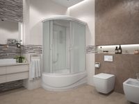 Товар: Душевая кабина ERLIT 35 серия матовое стекло арт-ER3512TPL-C3-RUS - фото 3 Душевая кабина ERLIT 35 серия матовое стекло арт-ER3512TPL-C3-RUS — фото 3, Душевые кабины