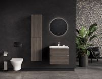 Тумба под раковину Roca The Gap 60 городской дуб 2 ящика арт-A857397402 — фото 9, Тумбы под раковину