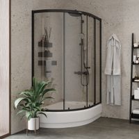 Ограждение VIVA90B N душевое Ceruttispa без поддона (90x90x195) — фото 222, Прямоугольные душевые уголки