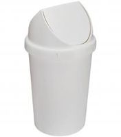 Контейнер для мусора с плавающей крышкой из пластика 14023.W — фото 1, Мусорные ведра