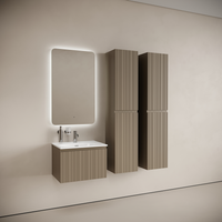 Товар: Тумба подвесная SANCOS Code 590х453х400, c одним ящиком оснащенным доводчиками, цвет серо- бежевый , арт. CD60GB - фото 3 Тумба подвесная SANCOS Code 590х453х400, c одним ящиком оснащенным доводчиками, цвет серо- бежевый , арт. CD60GB — фото 3, Комоды и тумбы для ванной комнаты