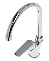 OneLife смеситель для кухни однорычажный полимерный, хром арт-P02-000cr — фото 2, Смесители для кухни