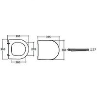 Сиденье с крышкой GLOBO FORTY3 с микролифтом цвет белый FOR22BI — фото 2, Сиденья для унитаза