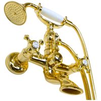 PRESTIGE См-ль д/ванны внешний плоский излив, бронза 32450 — фото 6, Смеситель для ванны