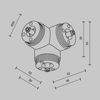 Комплектующие для систем освещения с токоведущими элементами Technical арт-CA016TC-B — фото 5, Комплектующие для освещения