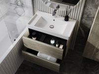 Товар: ONA Модуль для раковины 800 мм, 785x450x565 мм, с 2 ящиками, светлый дуб, ROCA арт-A857630512 - фото 13 ONA Модуль для раковины 800 мм, 785x450x565 мм, с 2 ящиками, светлый дуб, ROCA арт-A857630512 — фото 13, Тумбы под раковину