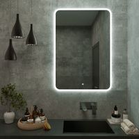 Зеркало с LED-подсветкой MARONI (70*100) /AQUA DE MARCO Mar70/100 — фото 1, Зеркала в ванную комнату