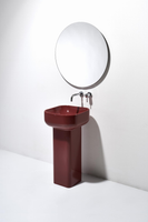 Колонна SIMAS BALLOON напольная цвет белый CN400 слив в стену — фото 5, Консоли для раковины